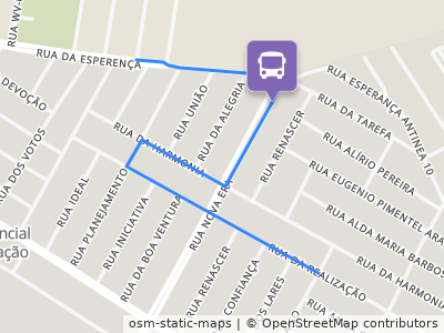 Mapa da parada