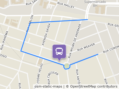 Mapa da parada