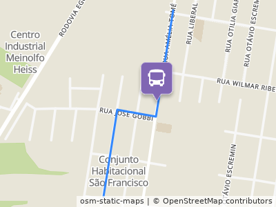 Mapa da parada