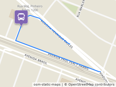 Mapa da parada