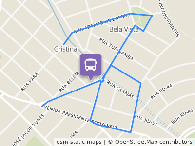Mapa da parada