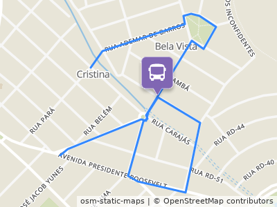 Mapa da parada