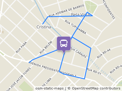 Mapa da parada
