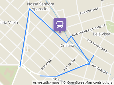 Mapa da parada