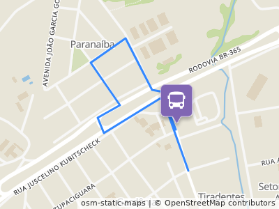 Mapa da parada