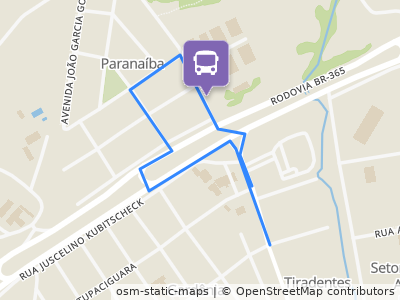 Mapa da parada