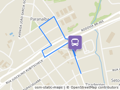 Mapa da parada