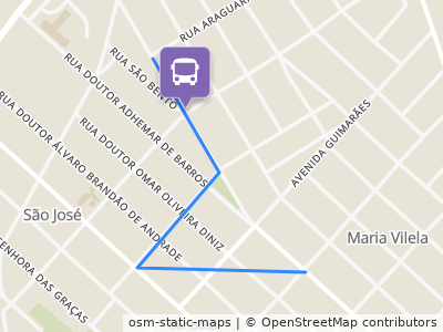 Mapa da parada
