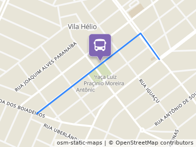 Mapa da parada