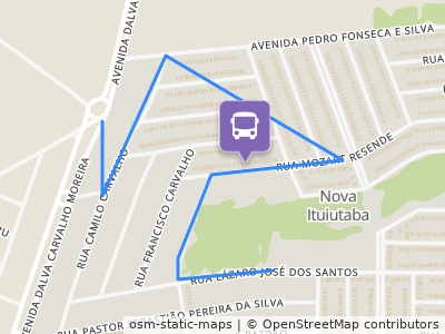 Mapa da parada