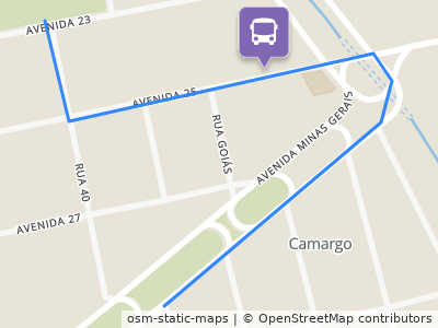 Mapa da parada