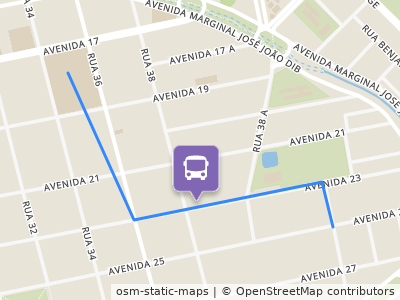Mapa da parada