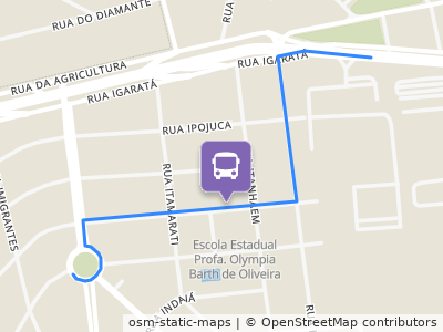 Mapa da parada