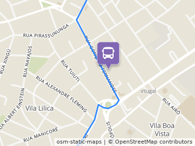 Mapa da parada