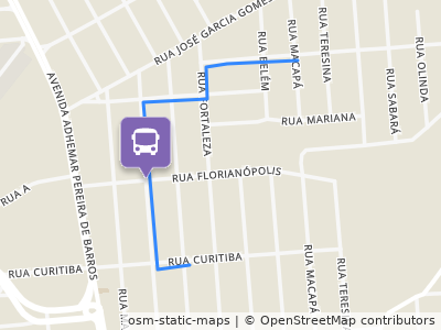 Mapa da parada