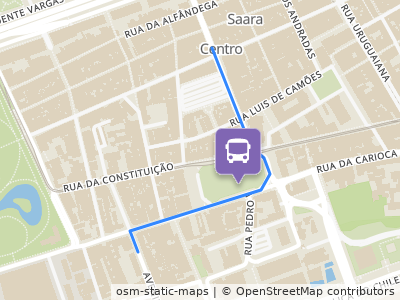 Mapa da parada