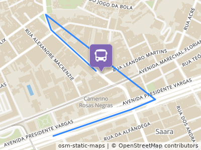 Mapa da parada