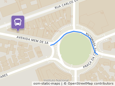 Mapa da parada