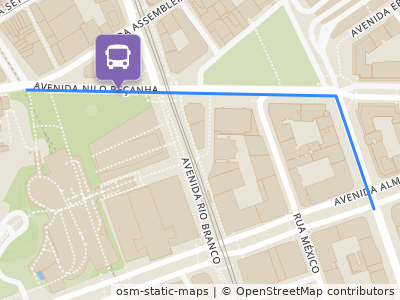 Mapa da parada