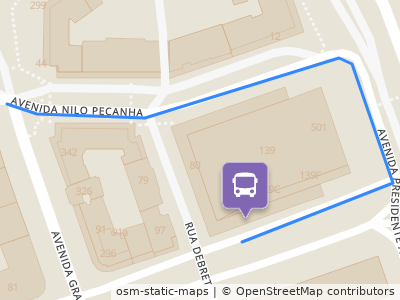 Mapa da parada