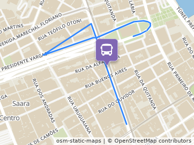 Mapa da parada