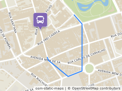 Mapa da parada