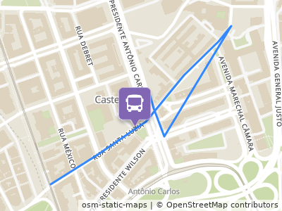Mapa da parada