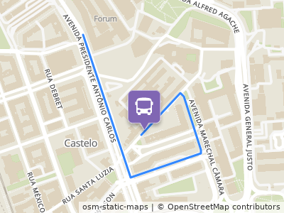 Mapa da parada
