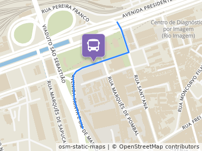 Mapa da parada