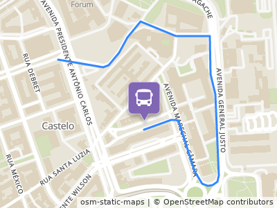Mapa da parada