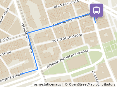 Mapa da parada