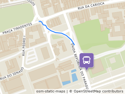 Mapa da parada