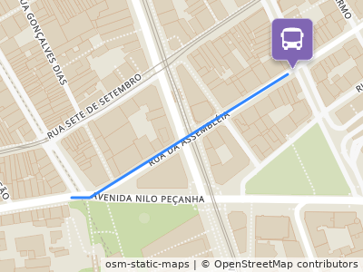 Mapa da parada