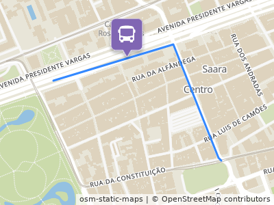 Mapa da parada