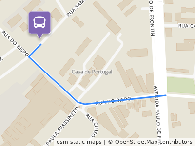 Mapa da parada