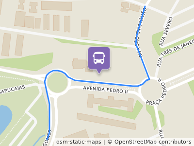 Mapa da parada