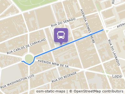 Mapa da parada