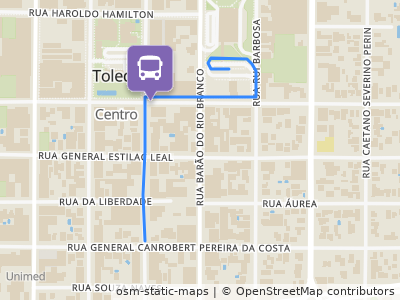 Mapa da parada