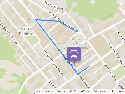 Mapa da parada