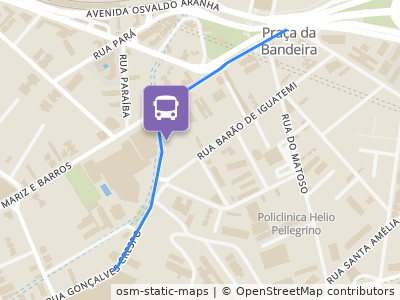 Mapa da parada