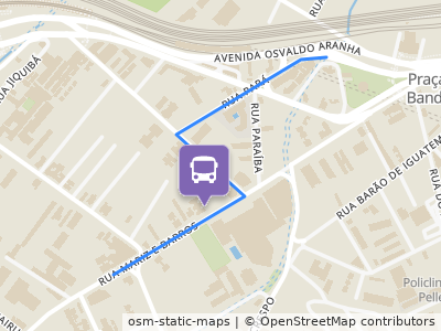 Mapa da parada