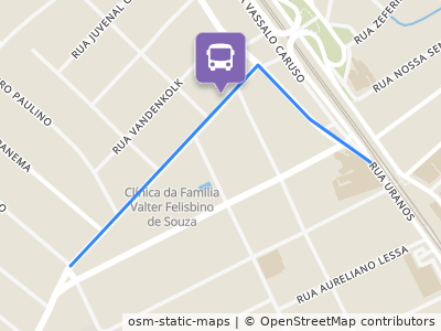 Mapa da parada
