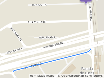 Mapa da parada