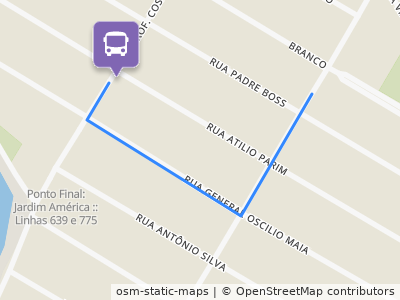 Mapa da parada