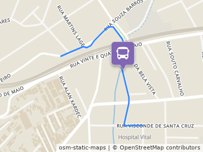 Mapa da parada