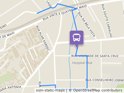 Mapa da parada