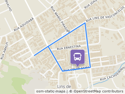 Mapa da parada