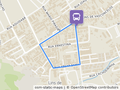 Mapa da parada