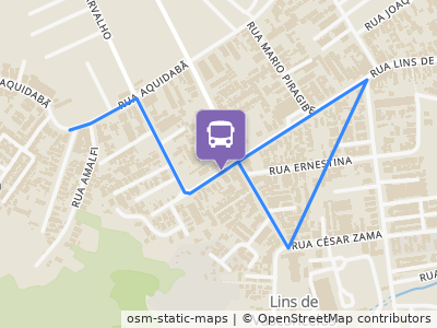 Mapa da parada