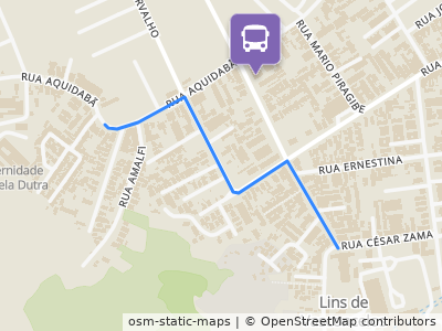 Mapa da parada